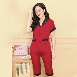 Bộ pijama lụa bèo tiểu thư loại 1