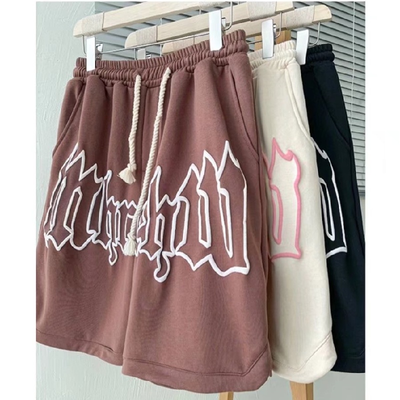 Quần Short Thể Thao Dáng Rộng In Chữ Thời Trang Hàn Quốc Cho Nam Size M-3XL