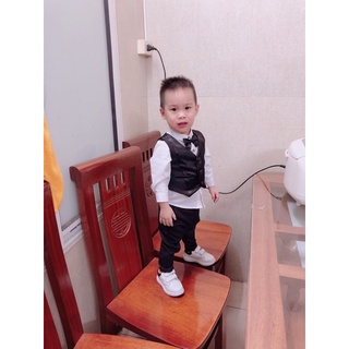 Set áo somi gile + quần âu