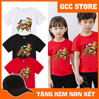 (SALE MẠNH) Áo thun cho bé in hình gia đình nông dân siêu phàm - Áo kun trẻ em