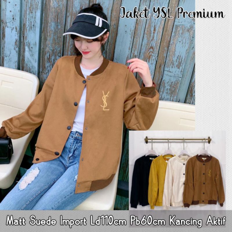 Áo Khoác Cô Gái YSL Nhập Khẩu ORI