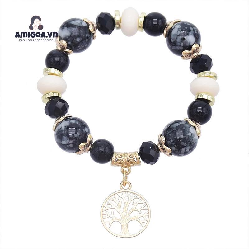 ✨✨Vòng Đeo Tay Bằng Đá Tự Nhiên Thời Trang Sành Điệu Cho Nữ