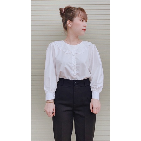 Quần tây ống đứng 2 khuy gài dài 93cm