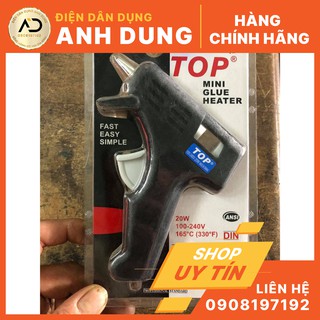 Súng bắn keo đốt Top 2 cỡ [Tặng kèm keo]