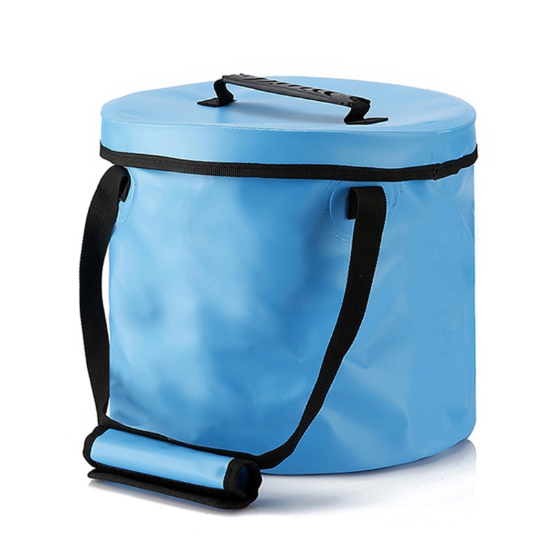 Xô Đựng Nước Rửa Xe Hơi Có Nắp Đậy Chống Mài Mòn Đa Năng Gấp Gọn Được