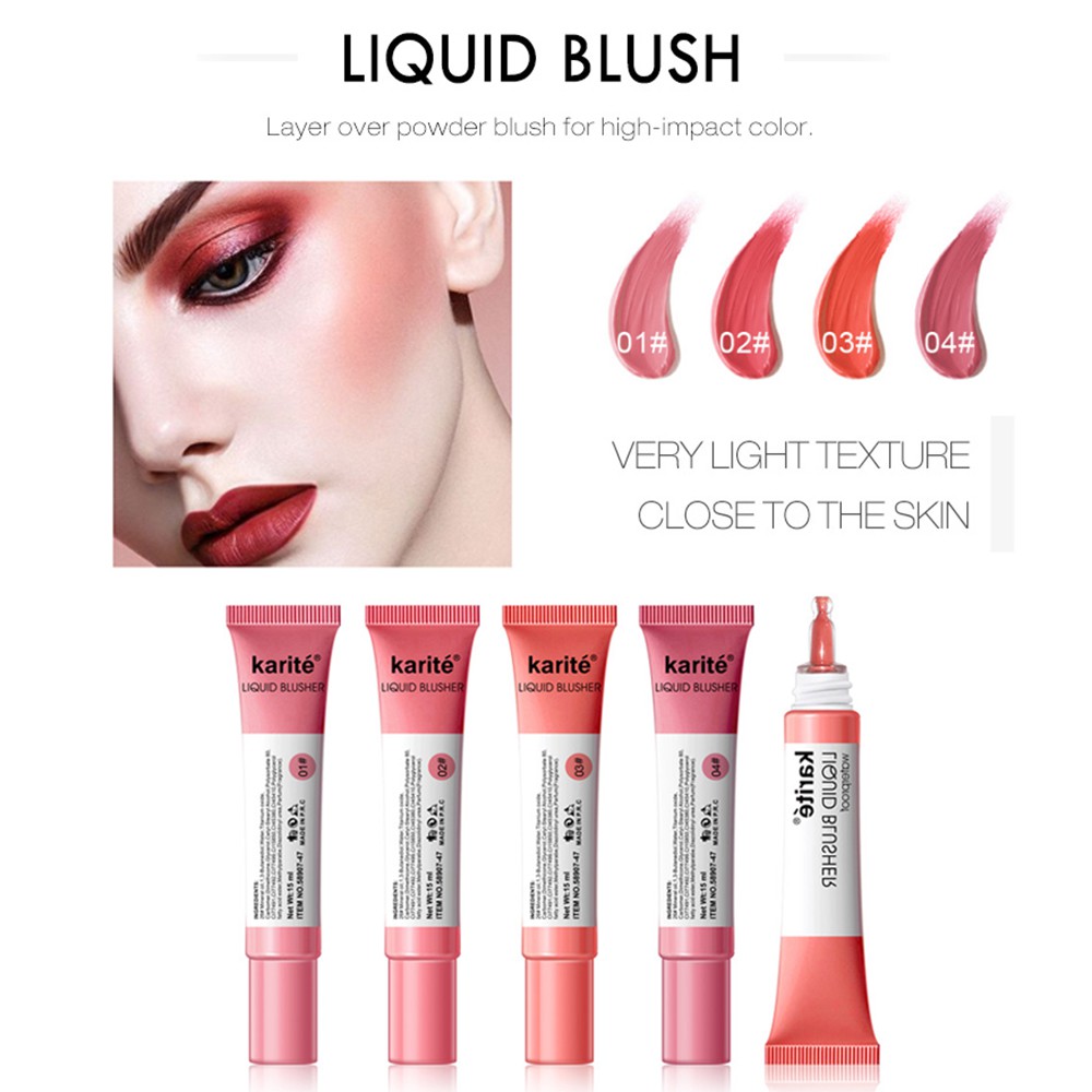 🔥🔥[Hàng mới về] Kem má hồng Karite 4 màu tùy chọn trang điểm tự nhiên | BigBuy360 - bigbuy360.vn