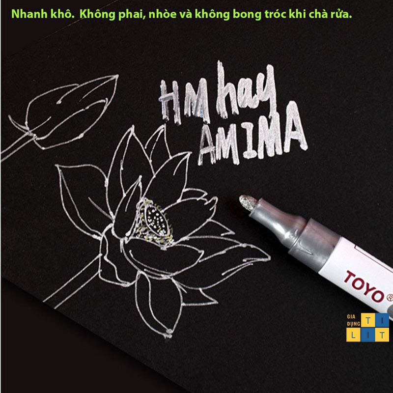 Bút sơn TOYO Paint Marker SA101 - Mẫu mới (Giao màu ngẫu nhiên) [ BÚT LÔNG]