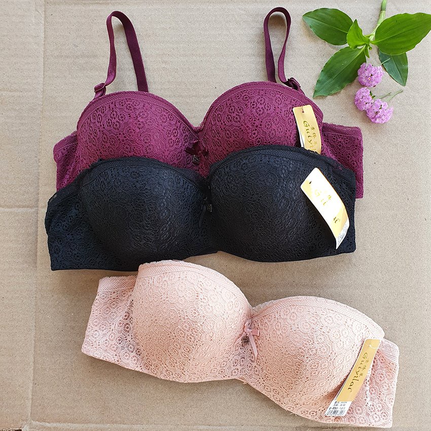 Áo Lót Ren Nâng Ngực, Có Gọng, Đệm Mỏng 8324