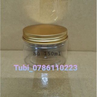 Hũ Nhựa Nắp Nhôm 150ml