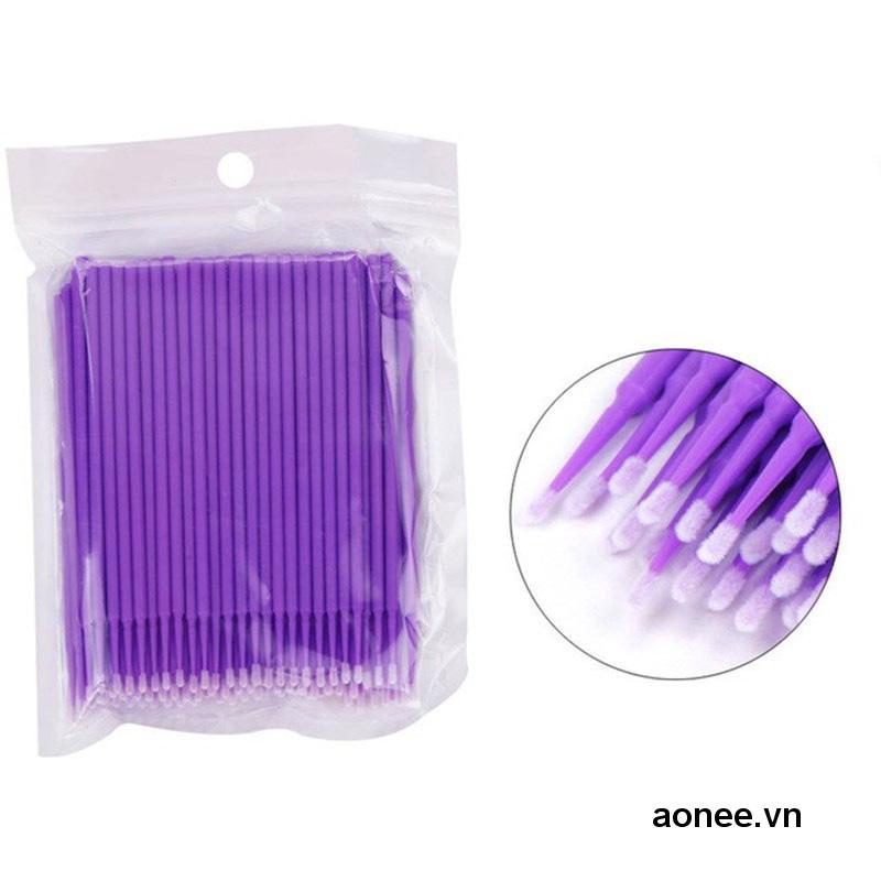 ✨✨Set 100 Cọ Nhỏ Dùng Một Lần Dùng Để Vệ Sinh Và Làm Sạch Lông Mi