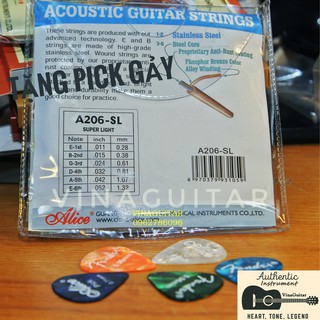 DÂY ĐÀN GUITAR ACOUSTIC ALICE A206