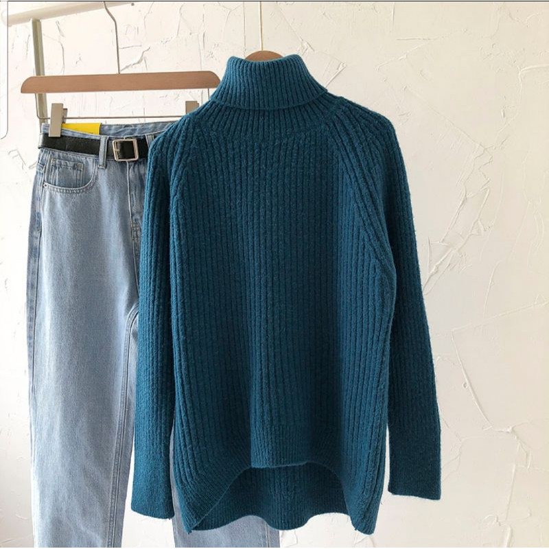 HÌNH THẬT - Freeship - Hàng loại 1 - Áo len nữ áo len cổ lọ form rộng màu đẹp đỉnh chất len mềm mịn dày dặn siêu ấm hang | BigBuy360 - bigbuy360.vn