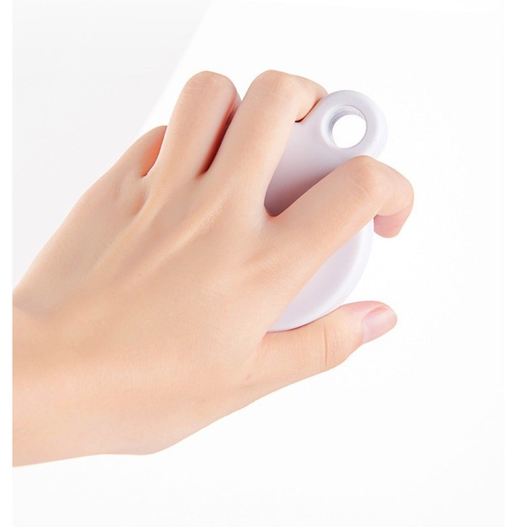 Bàn Chải Mát Xa Da Đầu Bằng Silicone Chống Gàu Màu Trắng