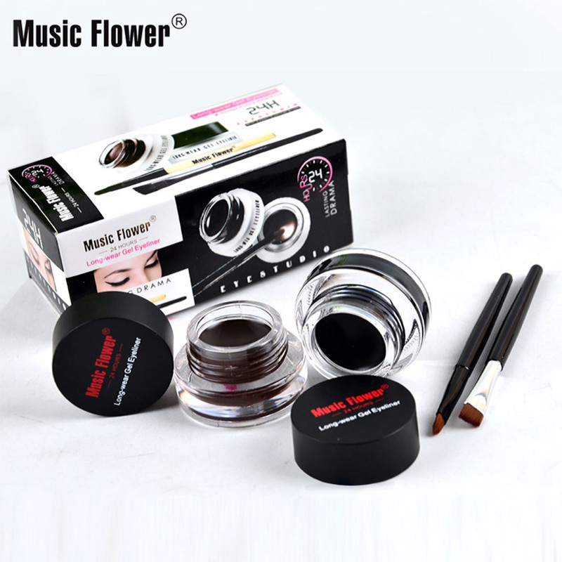 Kẻ Mắt Music Flower Dạng Kem Chống Nước Bền Màu Suốt 24 Giờ