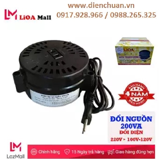 Biến áp đổi nguồn Lioa 2000VA đổi nguồn điện 220V sang 100V-120V