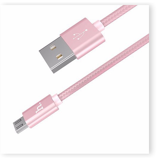 Cáp sạc bọc dù siêu bền Micro HOCO X2 hỗ trợ sạc và truyền dữ liệu tăng tốc độ sạc lên đến 30% dài 1m - MrPhukien