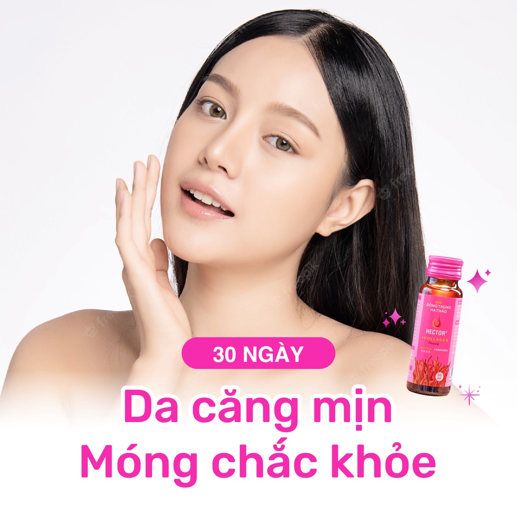 Combo 2 hộp Collagen hector đông trùng hạ thảo