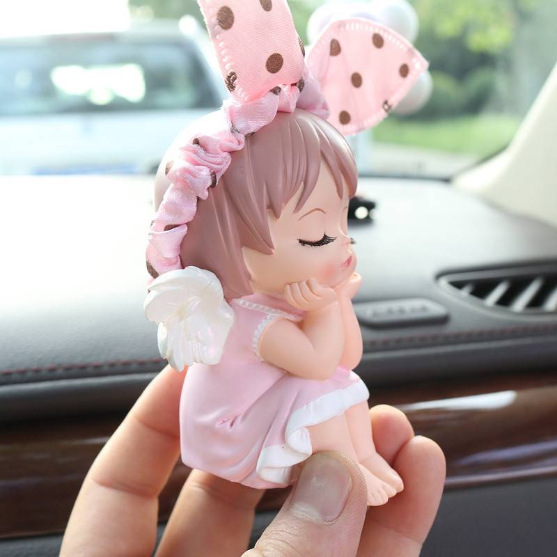 Bảng Số Điện Thoại Đăt Taplo Ô Tô Hình Thiên Thần Annie Dễ Thương