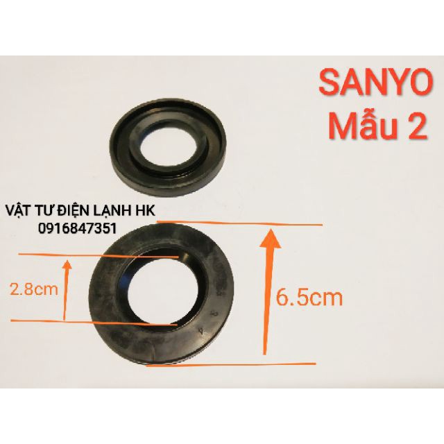 yenoanh HSGD Phớt máy giặt hãng SANYO - chọn mẫu kích thước như hình 44