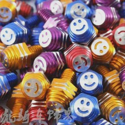 Nút- Ốc chân gương xe máy Honda, Yamaha hình mặt cười - có bán lẻ
