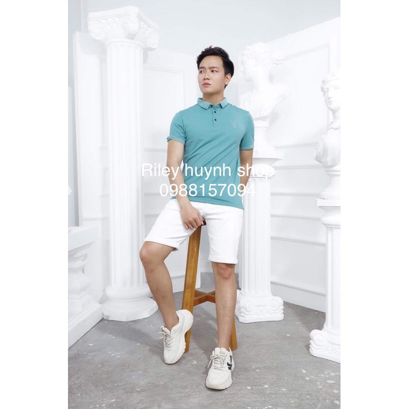 combo 3 ÁO THUN NAM CÓ CỔ RILEY HUYNH