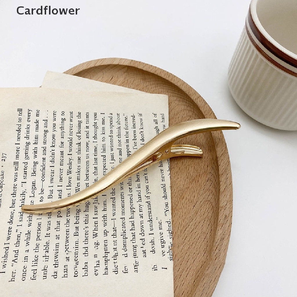 Kẹp Tóc Mỏ Vịt / Kẹp Tóc Bằng Hợp Kim Đính Nơ Bướm &lt; Cardflower