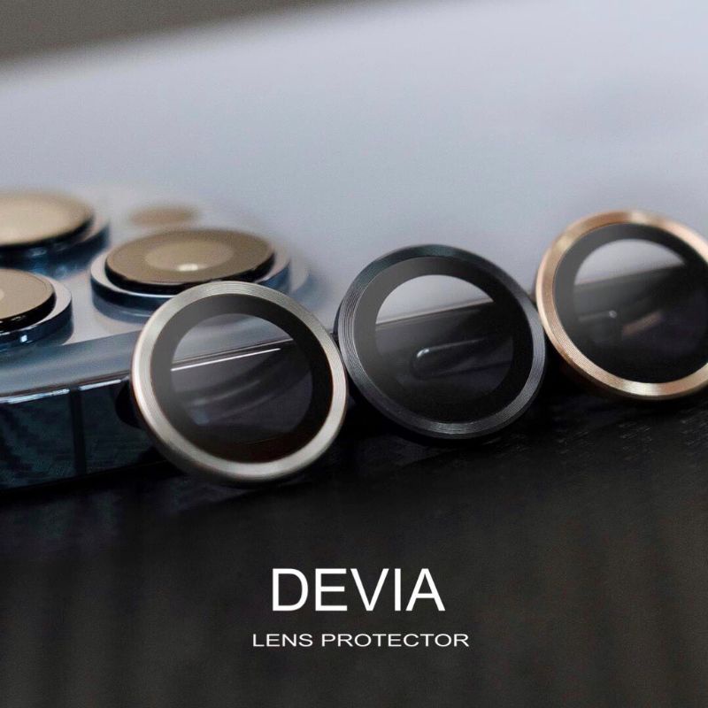 Khung bảo vệ camera DEVIA cao cấp siêu cứng chống xước tuyệt đối cho ip 13 mini/ 13 /13pro/13promax