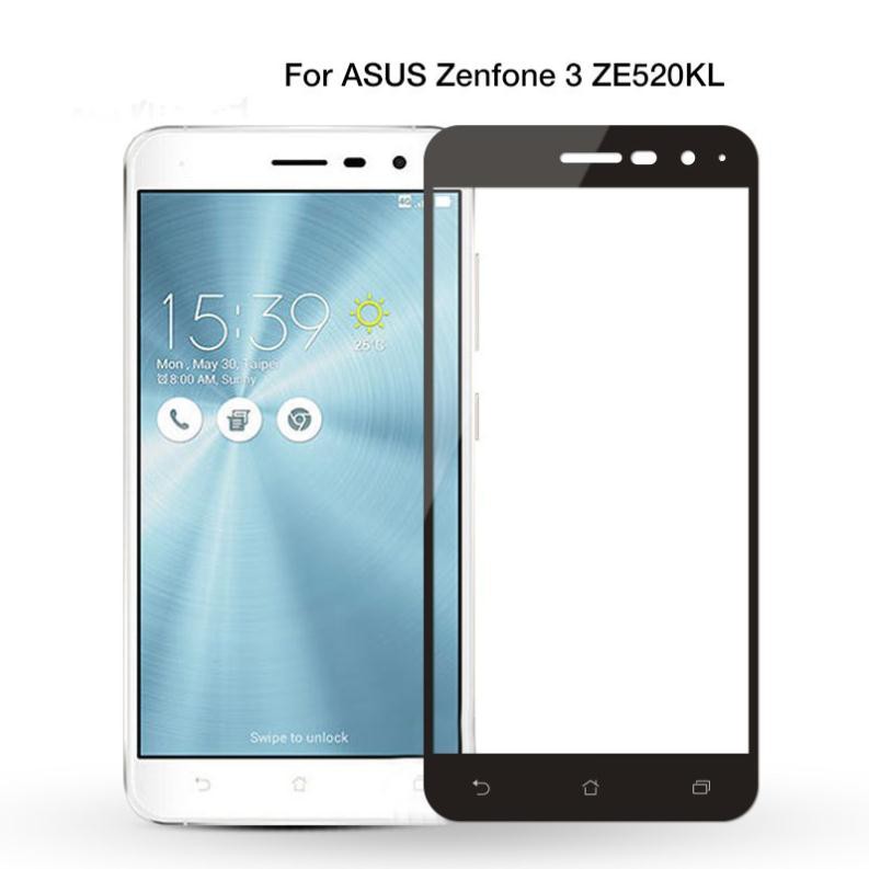 Kính Cường Lực Full Viền Cho Asus Zenfone Ze520Kl Ze552Kl 3 Max Zc553Kl Zc520Tl T5B69PKDT12