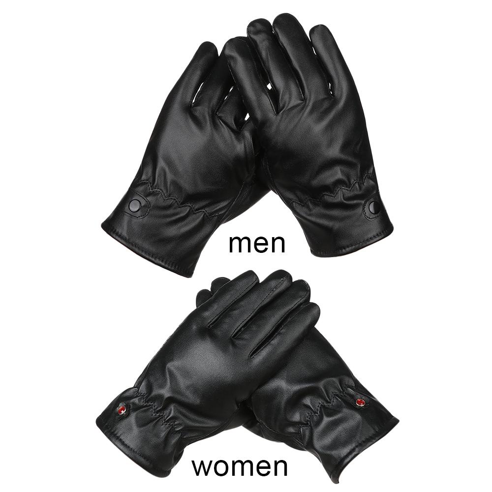 1 Đôi Găng Tay Dày Có Thể Chạm Màn Hình Cảm Ứng Thời Trang Thu Đông Unisex
