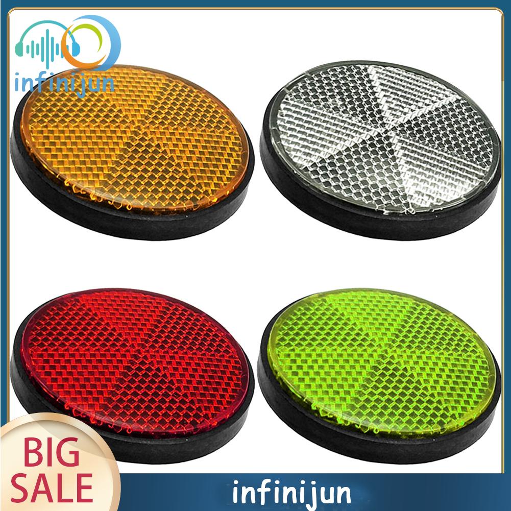 Miếng Dán Phản Quang Cảnh Báo An Toàn Bằng Nhựa Cho Xe Đạp / Xe Máy