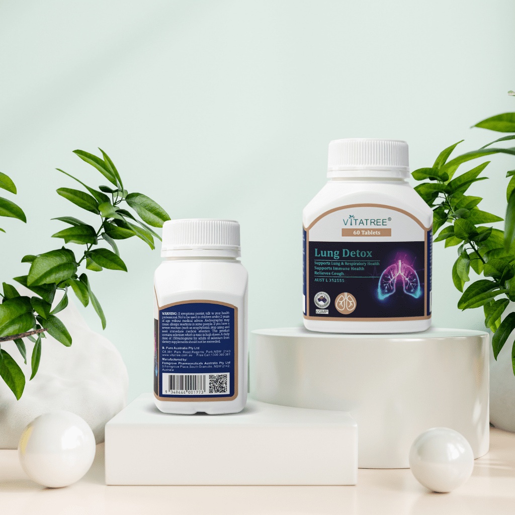Viên thải độc phổi Lung Detox 60 viên - Vitatree [Úc chính hãng]