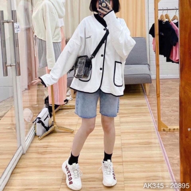 Áo Cardigan Nữ Nỉ Ngoại Form Rộng Hàng QC Chất Đẹp Dày Dặn Áo Khoác Cardigan Nỉ in END - AK3345 | BigBuy360 - bigbuy360.vn