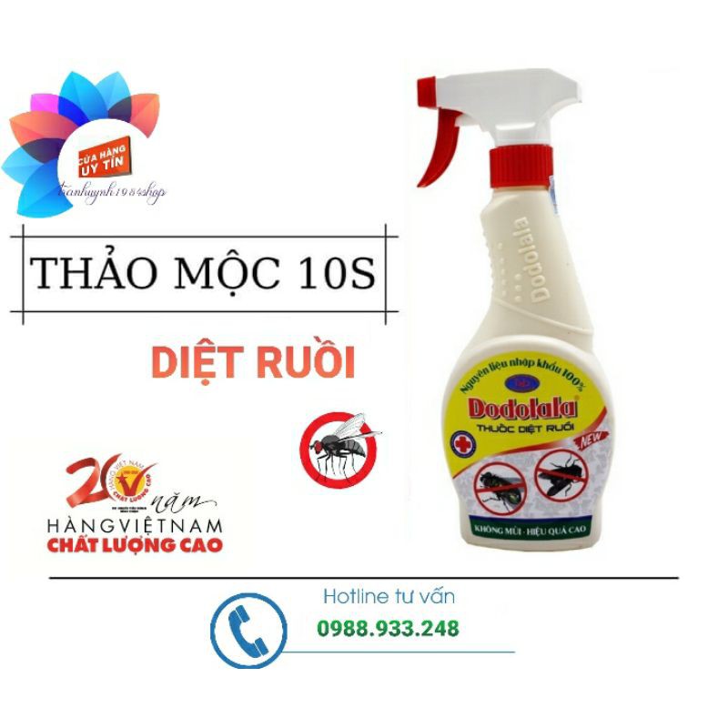 Thuốc xịt Ruồi sinh học Dodolala 350ml Chính hãng