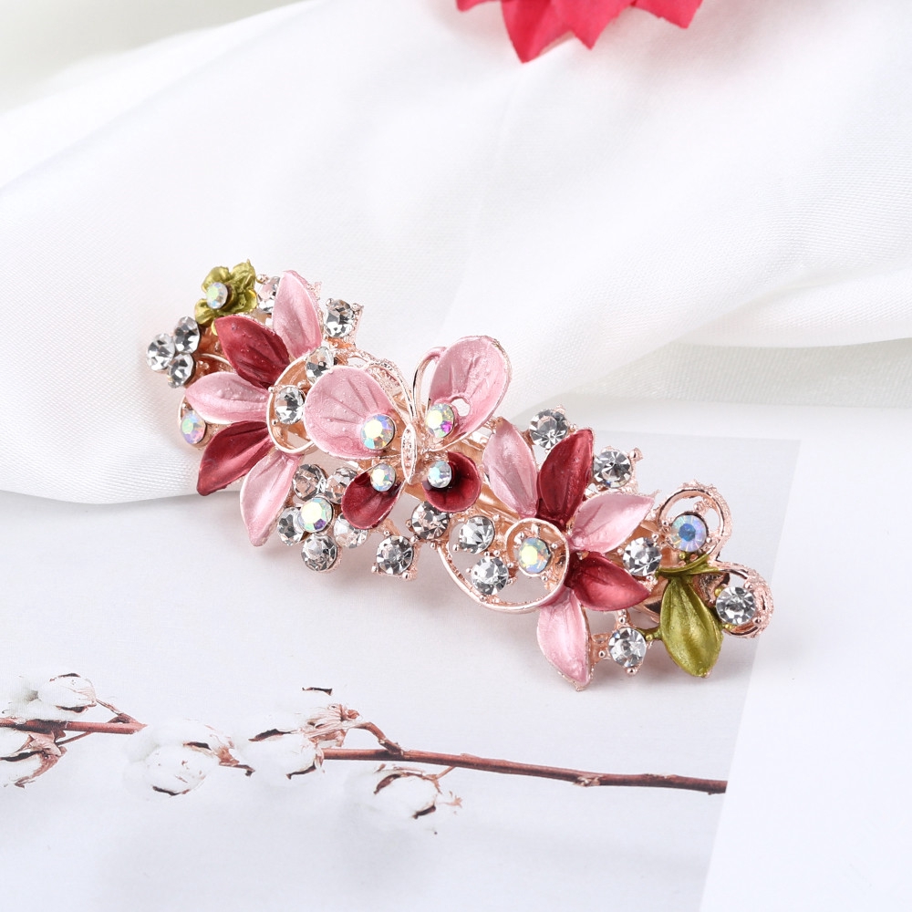 Kẹp tóc đính hoa cho nữ