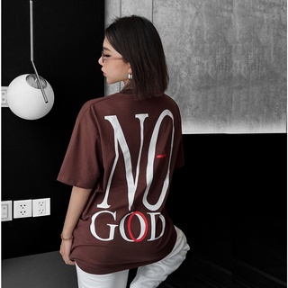 Áo thun BADNOTGOOD NO GOD (Đen/Nâu)