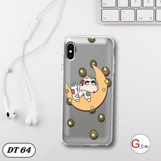 Ốp lưng dẻo trong in hình cho IPhone Xs Max
