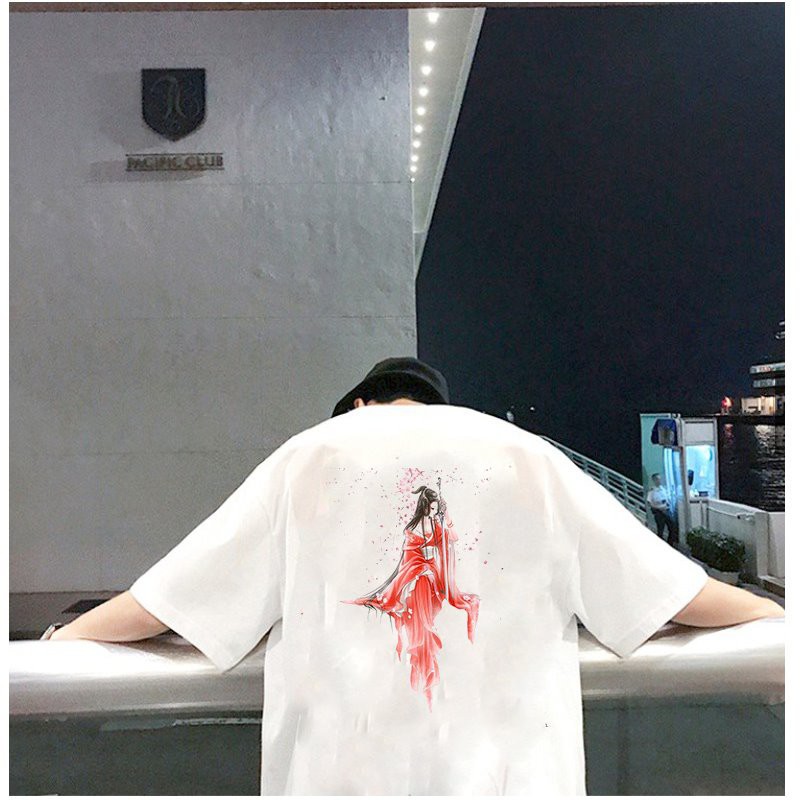 Áo thun unisex form rộng Nhật Bản đẹp độc lạ phong cách cá tính vải dày mịn 2019T2322