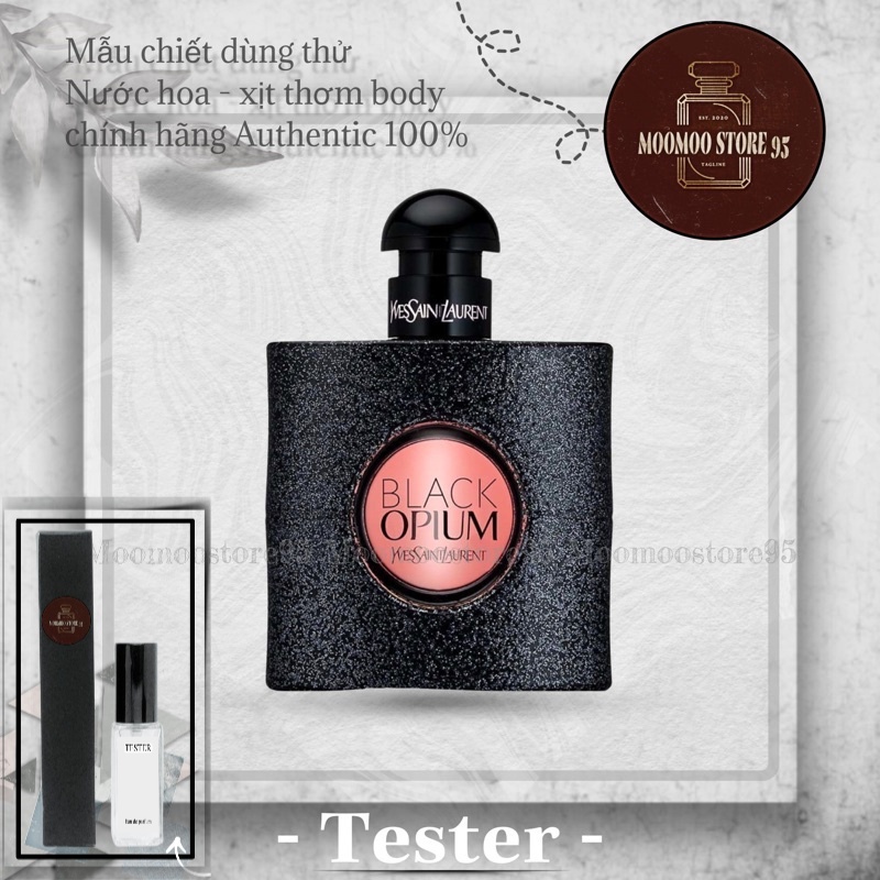 ❤️MOOMOO❤️ Nước hoa dùng thử YSL Black Opium EDP Tester 5ml/10ml