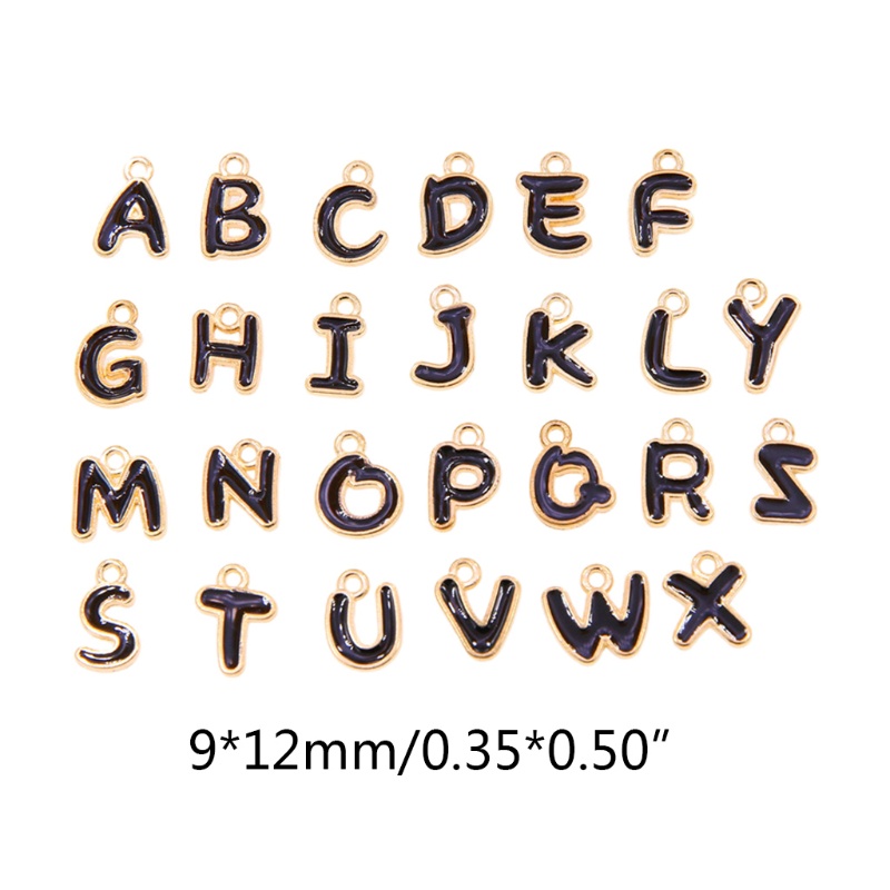 Sa Bộ Chữ Cái Mini A-Z Làm Trang Sức Thủ Công