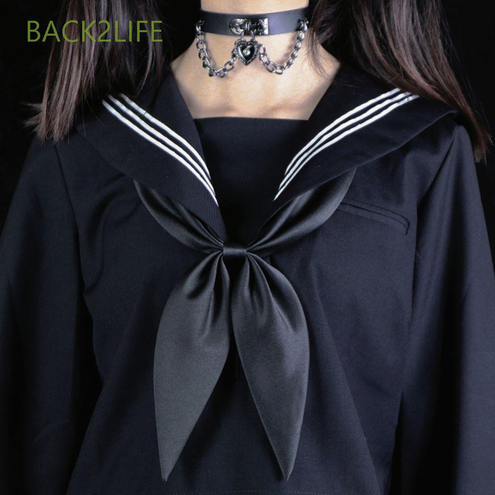 Nơ thắt cổ áo phong cách vintage thanh lịch cho đồng phục học sinh