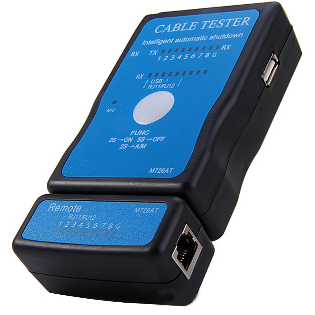 [Coco] M726AT Cable Tester Multi-Modular Multifunction USB RJ45 RJ-11 Wire LAN Network Ethernet Line Checker
