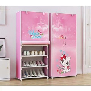 Tủ giày dép 3D 7 tầng 6 ngăn bọc vải cao cấp
