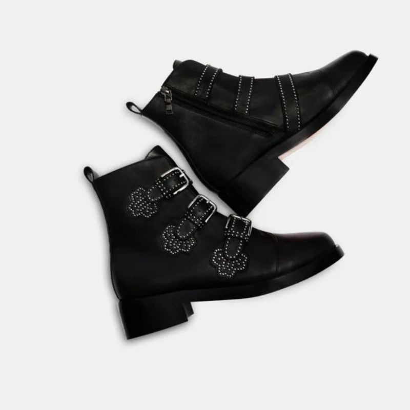 Bốt nữ Fortuny hiệu Maje Pháp chính hãng có gắn đá