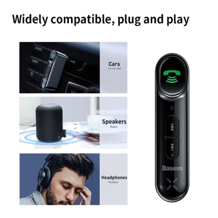 Sản Phẩm Bộ Bluetooth Receiver Kết nối với ô tô thương hiệu Baseus WXQY-01 .
