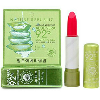 Son lô hội dưỡng môi aloe vera 92%