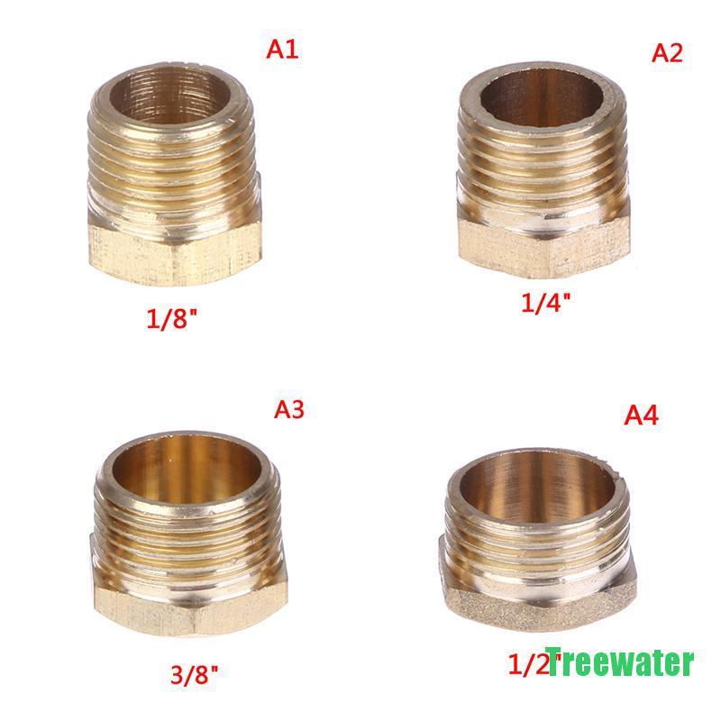 Đầu Cắm Ống Đồng Thau 1 / 8 "1 / 4" 3 / 8 "1 / 2"