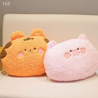 ❉﹍☇Gối đệm tựa lưng hổ thỏ ếch dễ thương giường ô tô phòng học ghế sofa đầu