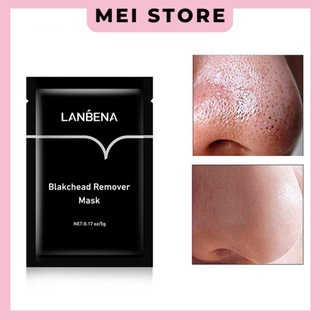 Mặt nạ lột mụn đầu đen cho mũi LANBENA hiệu quả