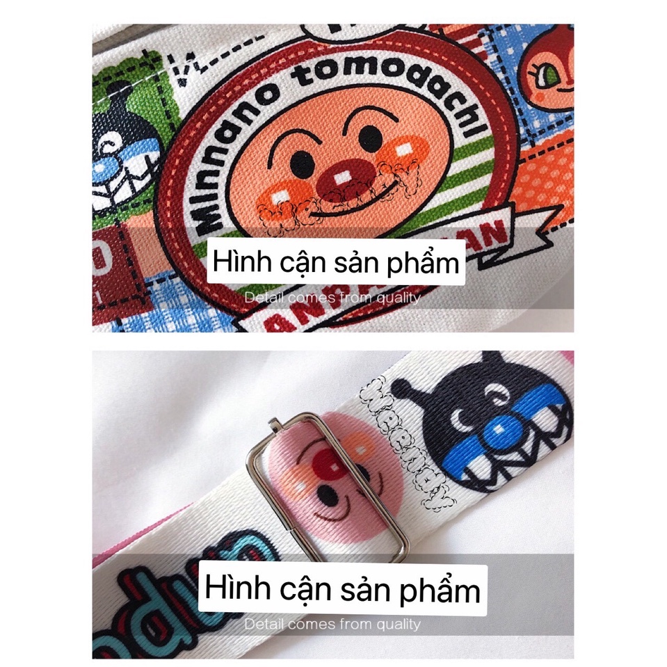 Túi Bao Tử Unisex Canvas Họa Tiết Hoạt Hình