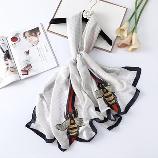 Khăn choàng lụa dài đi biển thanh lịch cho nàng mẫu mới nhất thị trường size 90x180 cm
